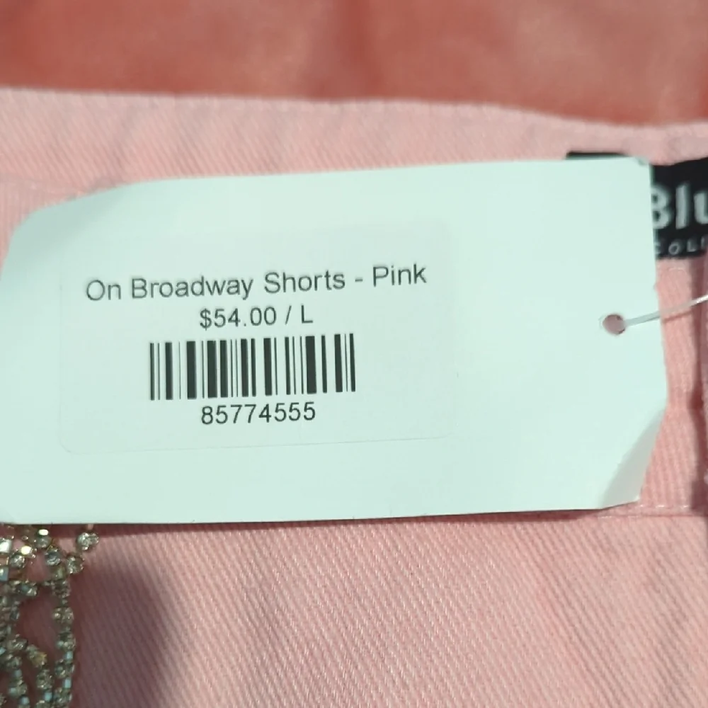 Pink Distressed Women Shorts with Fringe Detail - Picture 7 of 7